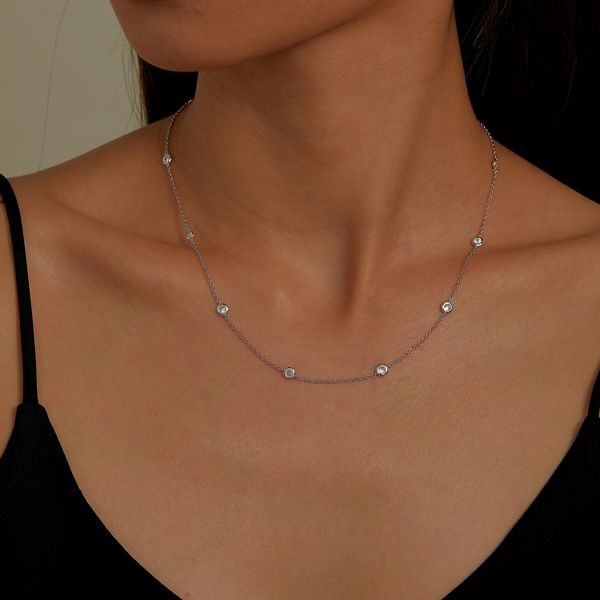 Classic Station Necklace Image 2 David Douglas Diamonds & Jewelry Marietta, GA