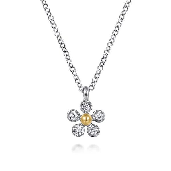 Gaby Flower Pendant Necklace David Douglas Diamonds & Jewelry Marietta, GA