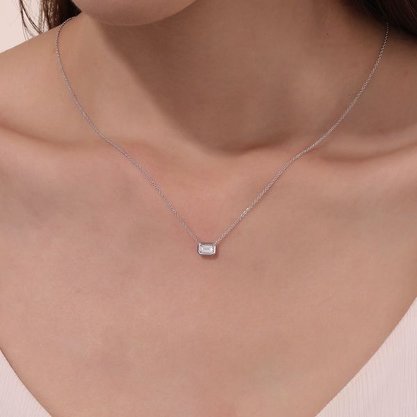 Emerald-Cut Choker Necklace Image 2 David Douglas Diamonds & Jewelry Marietta, GA