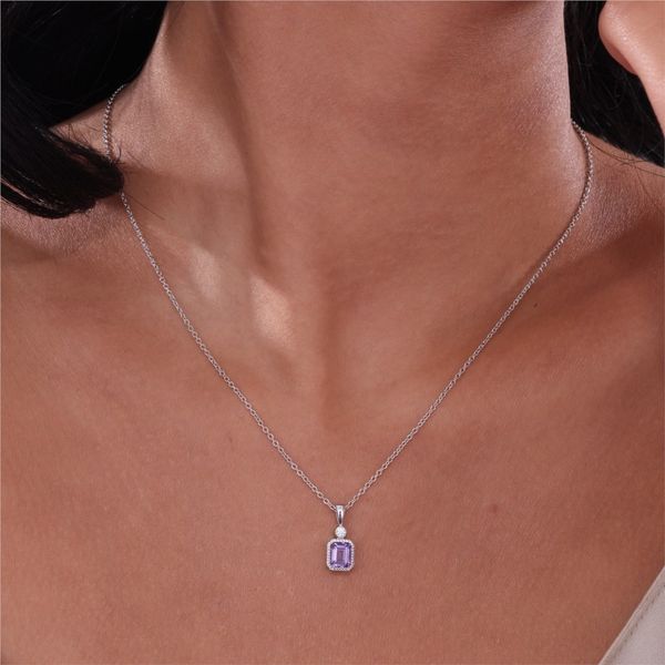 Birthstone Necklace | February Image 2 David Douglas Diamonds & Jewelry Marietta, GA