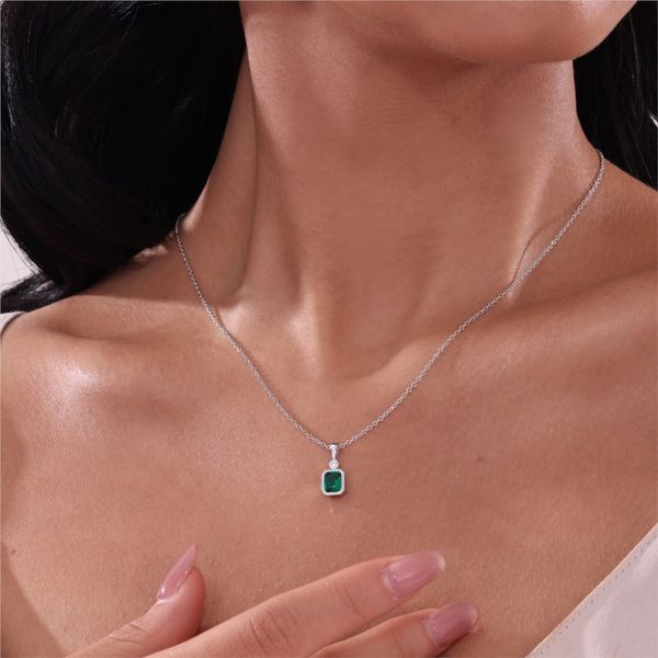 Birthstone Necklace | May Image 2 David Douglas Diamonds & Jewelry Marietta, GA