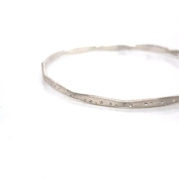 Silver Stardust Bangle | Extra Small Image 3 David Douglas Diamonds & Jewelry Marietta, GA