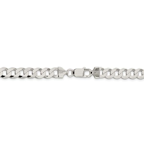 Silver Flat Curb Bracelet | 8mm Image 3 David Douglas Diamonds & Jewelry Marietta, GA