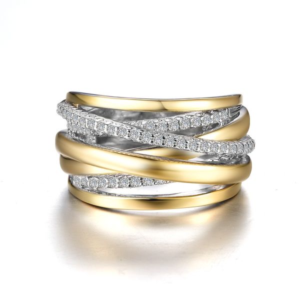 Silver Crossover Ring David Douglas Diamonds & Jewelry Marietta, GA