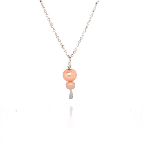 Silver Petite Pearl Necklace Image 3 David Douglas Diamonds & Jewelry Marietta, GA