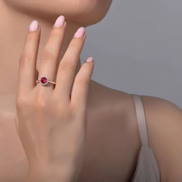 Silver Birthstone Ring | July