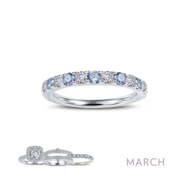 Silver Birthstone Ring | March similar item image
