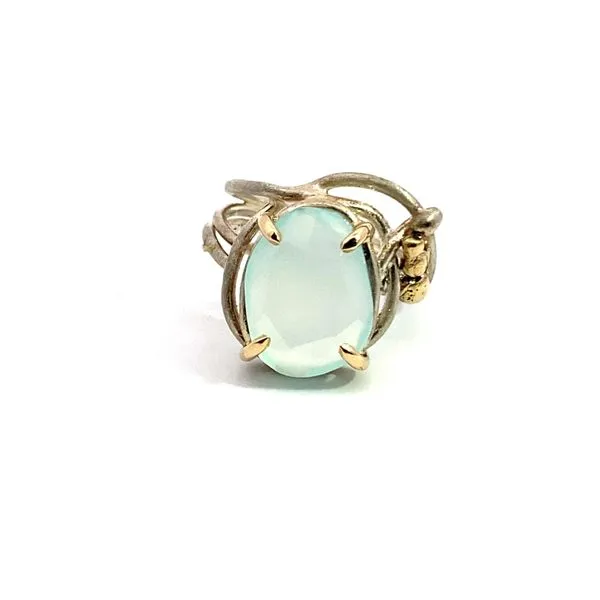 Twisting Gemstone Ring