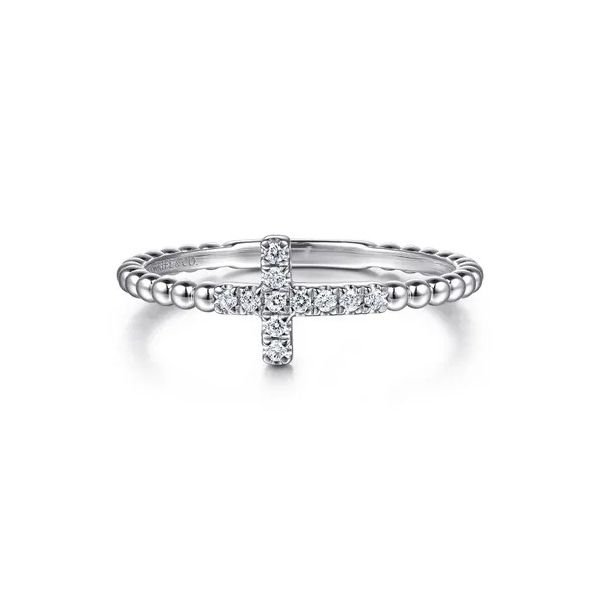 Gaby Stackable Cross Ring David Douglas Diamonds & Jewelry Marietta, GA