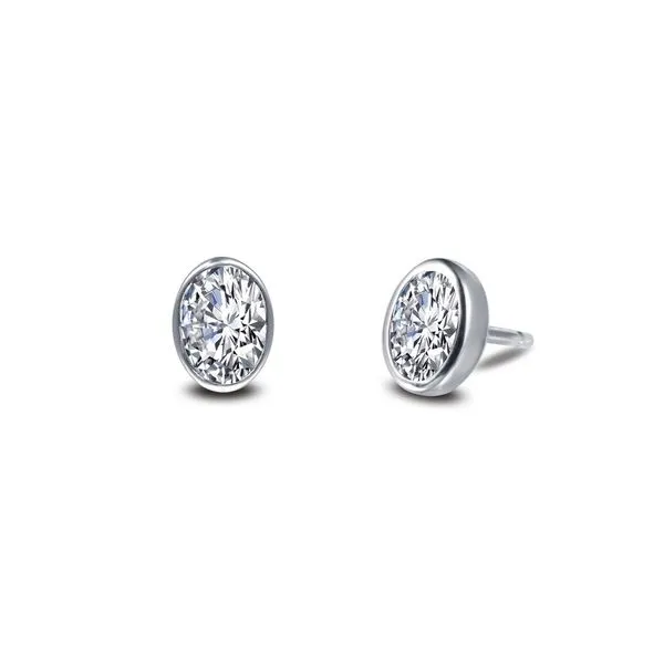 Silver 3/4 CTW Stud Earrings David Douglas Diamonds & Jewelry Marietta, GA
