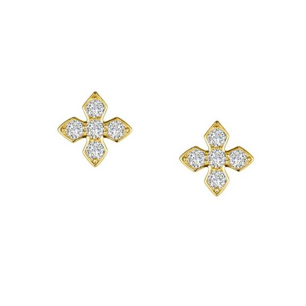 Plated Maltese Cross Earrings David Douglas Diamonds & Jewelry Marietta, GA