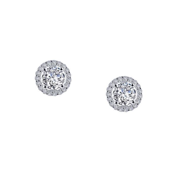 Silver Halo Earrings David Douglas Diamonds & Jewelry Marietta, GA