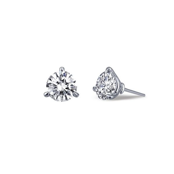 Silver 2 CTW Stud Earrings David Douglas Diamonds & Jewelry Marietta, GA