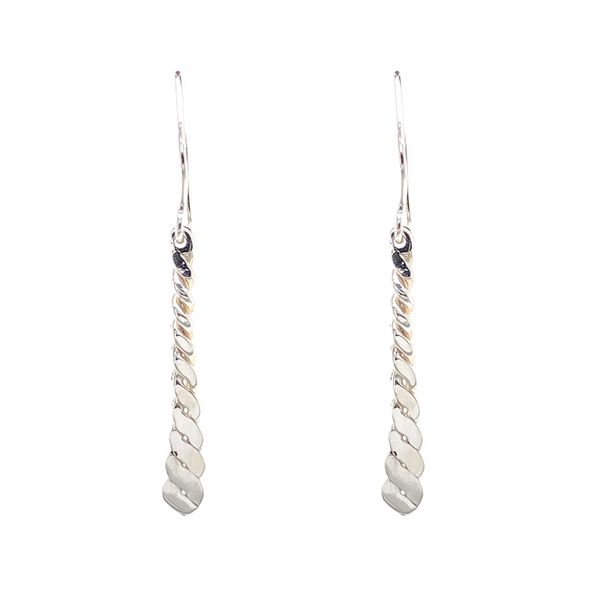 Silver Rope Drop Earrings David Douglas Diamonds & Jewelry Marietta, GA
