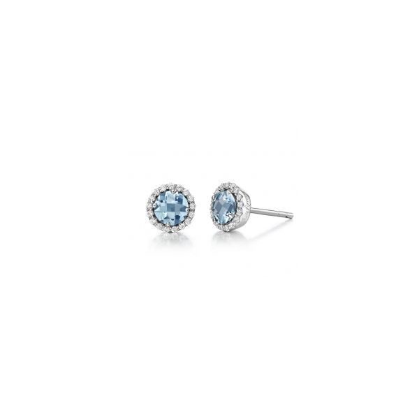 Silver Birthstone Earrings | March David Douglas Diamonds & Jewelry Marietta, GA
