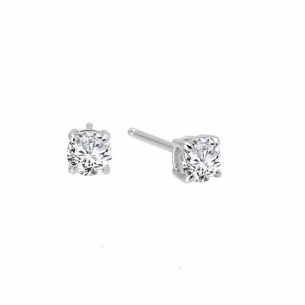 Silver 1/2 CTW Stud Earrings David Douglas Diamonds & Jewelry Marietta, GA