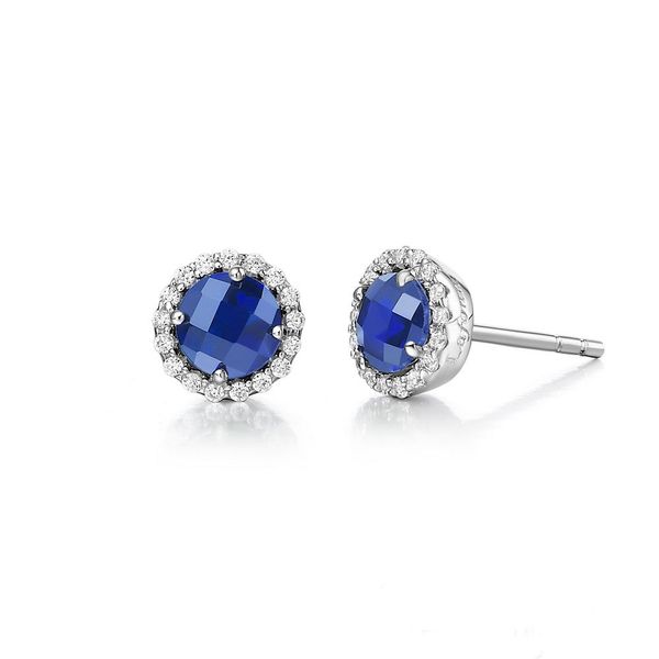 Silver Birthstone Earrings | September David Douglas Diamonds & Jewelry Marietta, GA