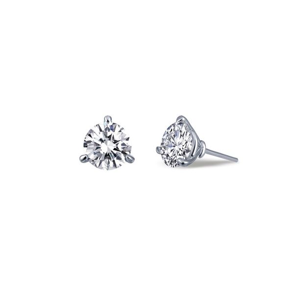 Silver 1 CTW Stud Earrings David Douglas Diamonds & Jewelry Marietta, GA