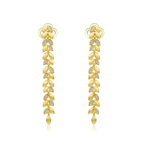 Cluster Leaves Earrings David Douglas Diamonds & Jewelry Marietta, GA