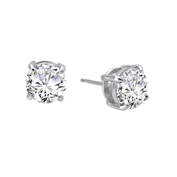 Silver 4 CTW Stud Earrings David Douglas Diamonds & Jewelry Marietta, GA