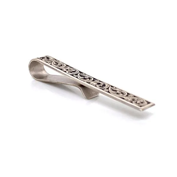 Hand Engraved Tie Bar Set thumb image 5