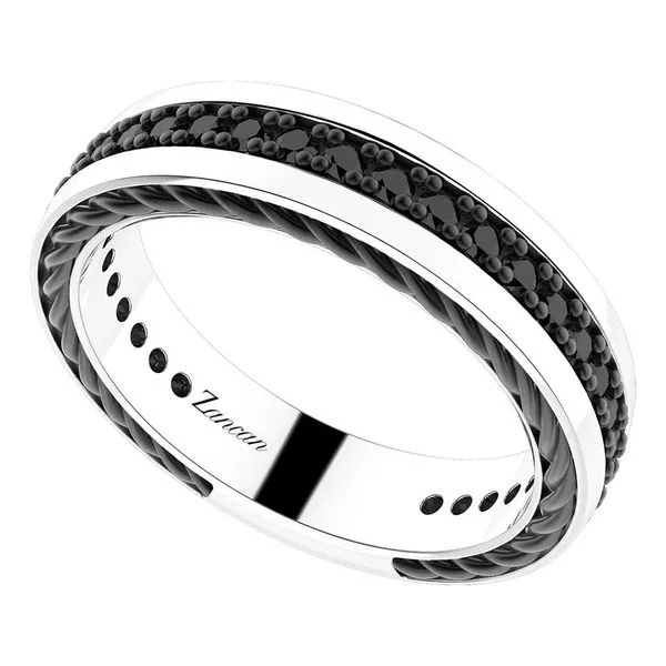 Silver & Black Spinel Ring David Douglas Diamonds & Jewelry Marietta, GA