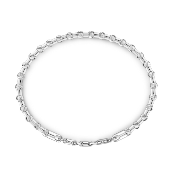 Soft Silver Bead Bracelet Image 2 David Douglas Diamonds & Jewelry Marietta, GA