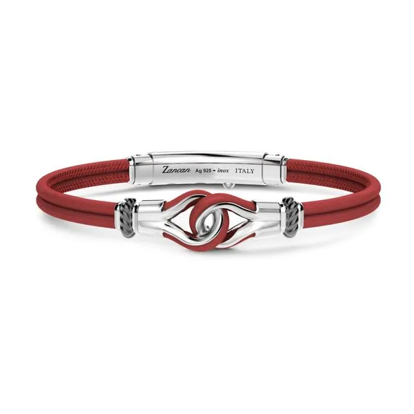 Silver Knot Leather Bracelet David Douglas Diamonds & Jewelry Marietta, GA