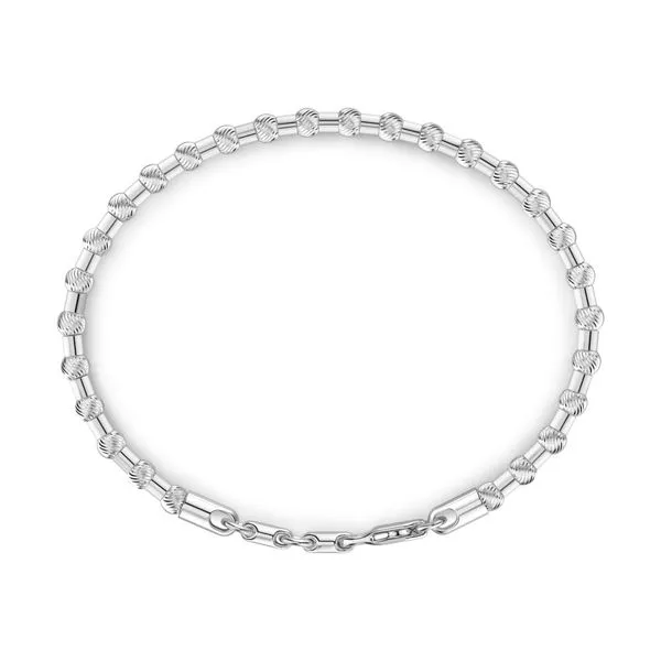 Silver Beaded Bracelet thumb image 2