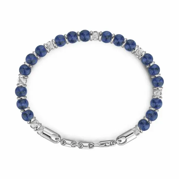 Lapis Beaded Bracelet Image 2 David Douglas Diamonds & Jewelry Marietta, GA