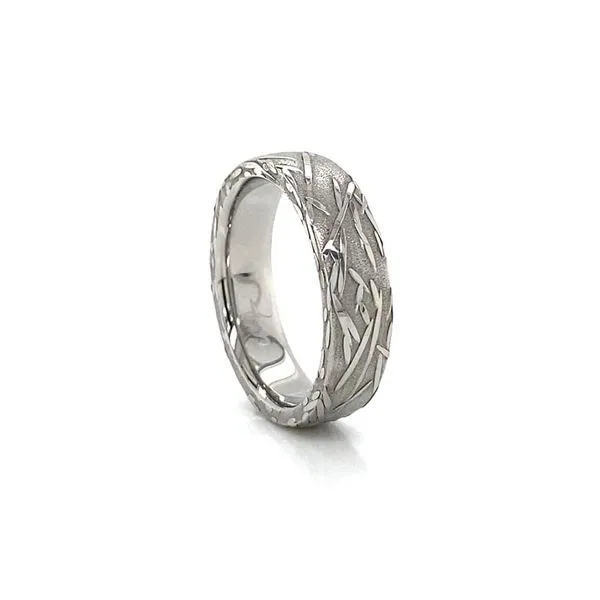 Damascus Steel Wedding Band Image 3 David Douglas Diamonds & Jewelry Marietta, GA