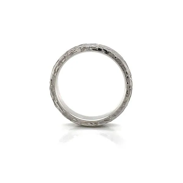 Damascus Steel Wedding Band