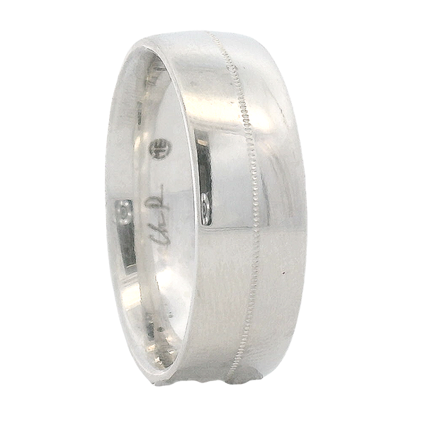 Modern Electrum | Milgrain Center Image 3 David Douglas Diamonds & Jewelry Marietta, GA