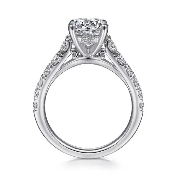 Customizable | Accented Engagement Ring