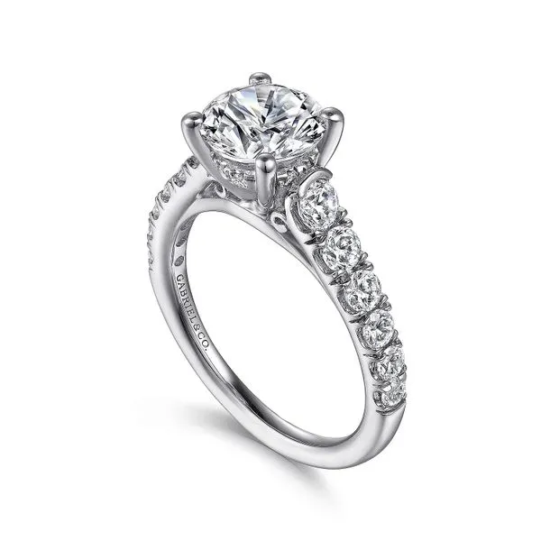 Customizable | Accented Engagement Ring
