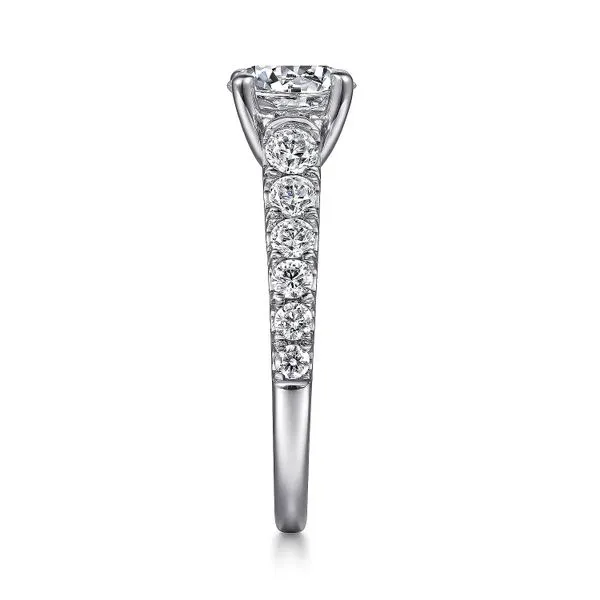 Customizable | Accented Engagement Ring