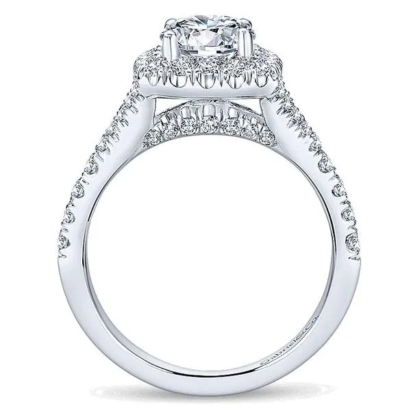Customizable | Halo Engagement Ring thumb image 2