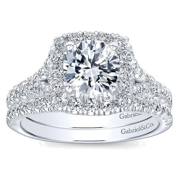 Customizable | Halo Engagement Ring thumb image 4