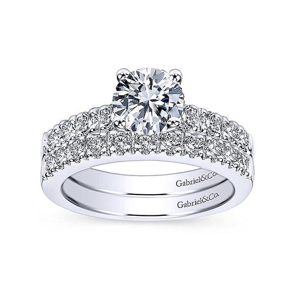Wyatt 14k White Gold Round Straight Engagement Ring Image 4 David Douglas Diamonds & Jewelry Marietta, GA