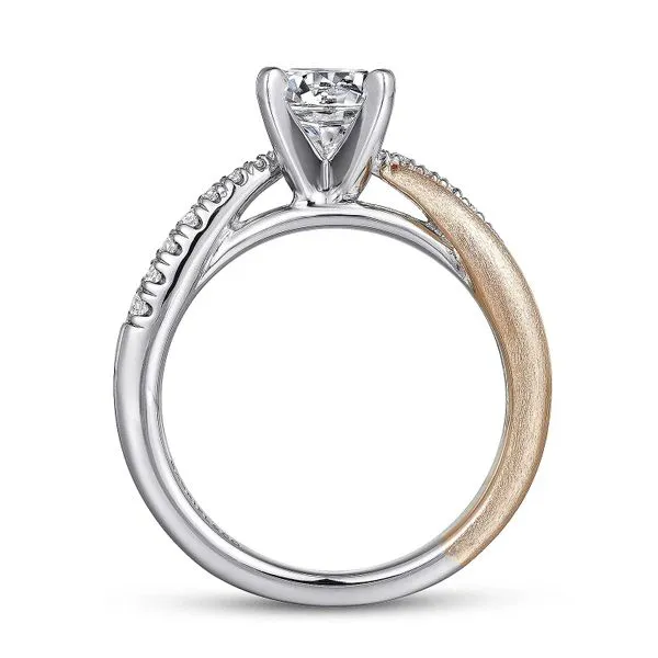 Customizable | Twist Engagement Ring thumb image 2