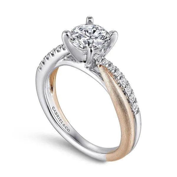 Customizable | Twist Engagement Ring thumb image 3