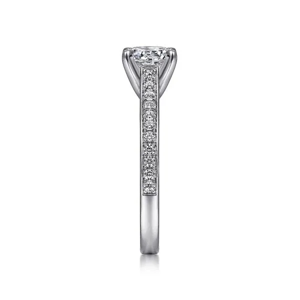 Customizable | Accented Engagement Ring thumb image 4