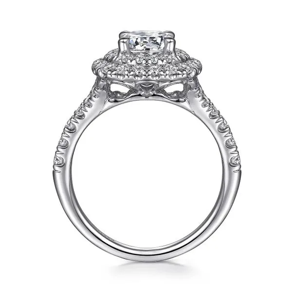 Customizable | Halo Engagement Ring thumb image 2