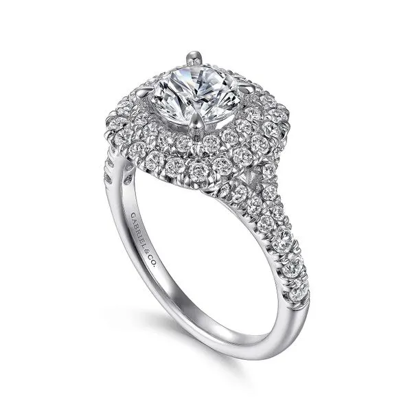 Customizable | Halo Engagement Ring thumb image 3