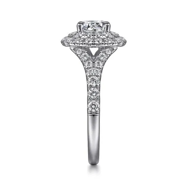 Customizable | Halo Engagement Ring thumb image 4