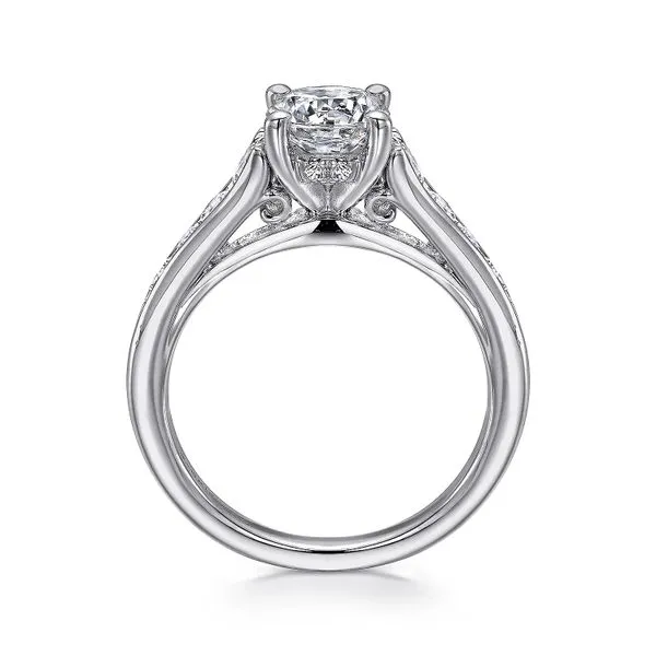 Customizable | Accented Engagement Ring Image 2 David Douglas Diamonds & Jewelry Marietta, GA