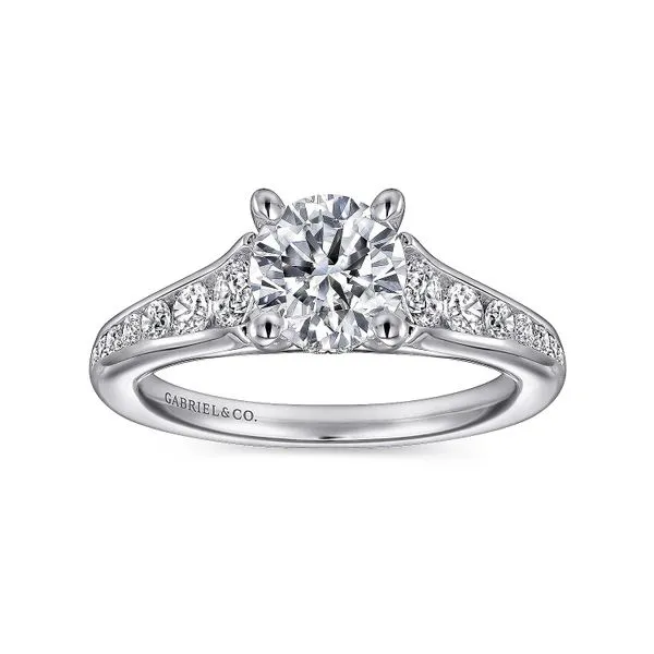 Customizable | Accented Engagement Ring Image 4 David Douglas Diamonds & Jewelry Marietta, GA
