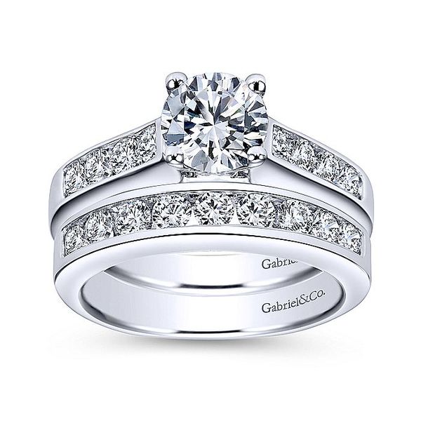 Anderson 14k White Gold Round Straight Engagement Ring Image 4 David Douglas Diamonds & Jewelry Marietta, GA