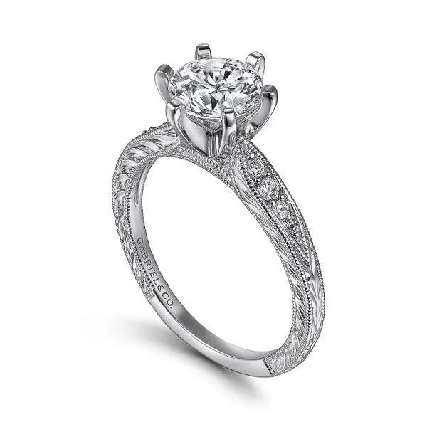 Customizable | Vintage Engagement Ring thumb image 3