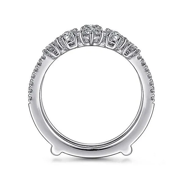 14K White Gold Diamond Ring Enhancer thumb image 2